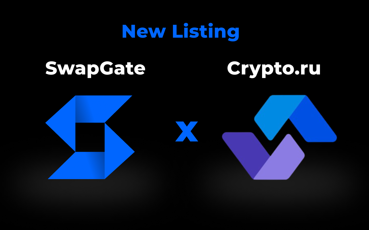 Announcement: SwapGate listing on Crypto.ru