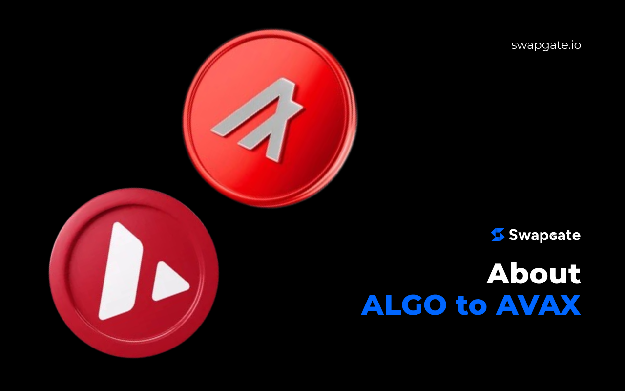 Swap ALGO for AVAX: Easy and fast with SwapGate platform