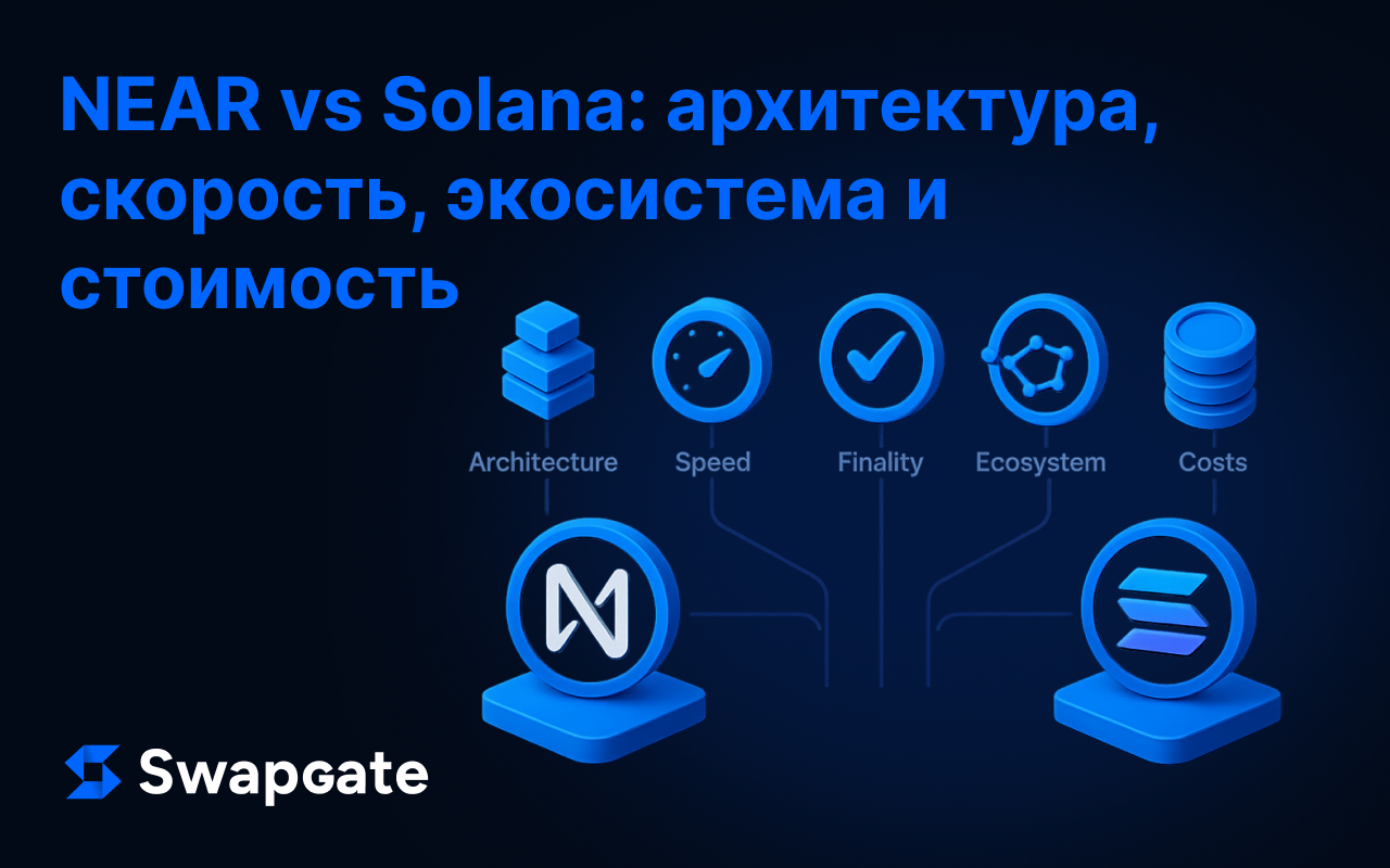 NEAR vs Solana: архитектура, скорость, экосистема и издержки
