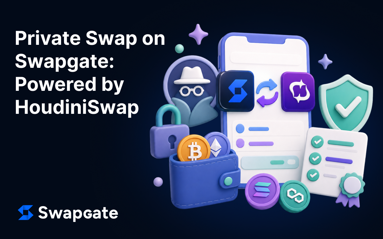 Private Swaps on Swapgate: Adding Compliant Privacy Options Powered by HoudiniSwap